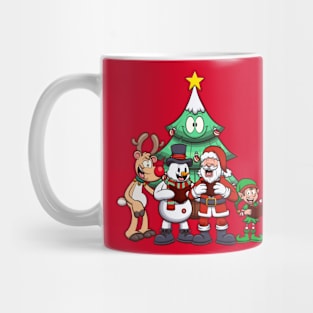 Christmas Characters Singing Mug